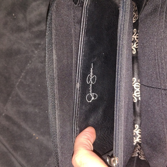 Jessica Simpson wallet black leather - Picture 2 of 3